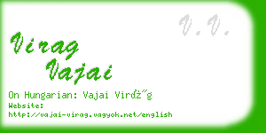 virag vajai business card